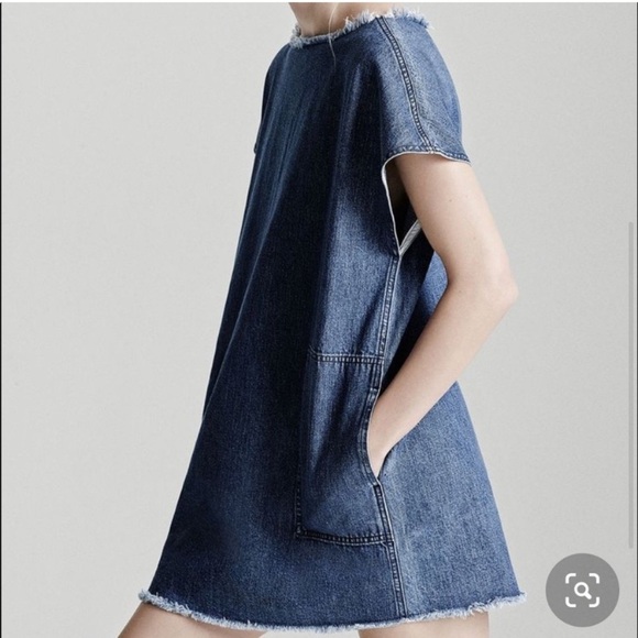 Aritzia Wilfred Free Nori Denim Dress Size XXS - Picture 11 of 12